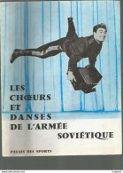 Vintage /old French Program Theater // Programme Théâtre Cœurs Armée Soviétique Publicité SUZE BANANIA - Musik