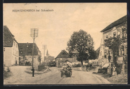 AK Rednitzhembach Bei Schwabach, Strassenpartie Mit Auto  - Schwabach