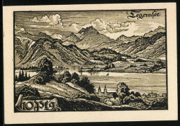 Notgeld Tegernsee 1921, 10 Pfennig, Blick Auf See Und Berge  - [11] Lokale Uitgaven