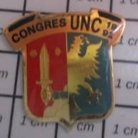 3617  Pin's Pins / Beau Et Rare / ASSOCIATIONS / ANCIENS COMBATTANTS CONGRES UNC 1992 - Associations