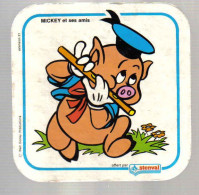 M018 - IMAGE CARTONNEE STENVAL - MICKEY ET SES AMIS - COCHON DISNEY - Other & Unclassified