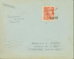 Guerre 40 Aisne Oblitération De Fortune Débâcle Manuscrit Seraucourt (le Grand) 18 10 1940 + Cachet Aisne YT Mercure - 2. Weltkrieg 1939-1945