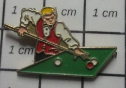 3617 Pin's Pins / Beau Et Rare / SPORTS / JOUEUR DE BILLARD FRANCAIS - Billard