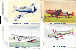 CV61 - IMAGES BOUQUET D'OR - CAUDRON 620 SIMOUN - POTEZ 141- BREWSTER BUFFALO - LOCKHEED HUDSON - Otros & Sin Clasificación