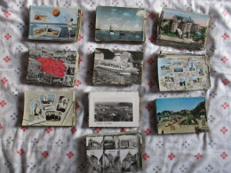 Lot De 500 Cpsm Crantées Glacées Noir Et  Blanc Ou En Couleurs - 500 Postcards Min.