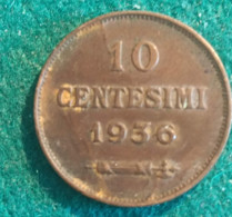 SAN MARINO 10 Centesimi 1936 - Saint-Marin