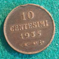 SAN MARINO 10 Centesimi 1935 - Saint-Marin