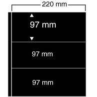 Safe Einsteckblätter Schwarz Für Compact A4 Album Nr. 453 (20er Pack) Neu (VD671 - Sonstige & Ohne Zuordnung