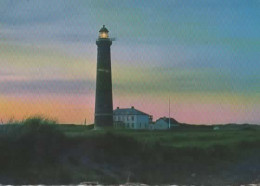 VESTERHAVER AFTENSTEMMING VED FYRTAARNET THE NORTH SEA EVENING ATMOSPHERE AT THE LIGHTOUSE COULEUR  REF 15899 - Phares