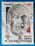 France 2021 : Valéry Giscard D'Estaing, Homme D'Etat Et Président De La République N° 5543 Oblitéré - Used Stamps