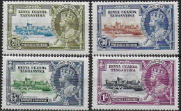 1935 Kenia Uganda Tanganyika Silver Jubilee 4v. MNH SG N. 124/27 - Andere & Zonder Classificatie