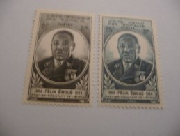 TIMBRES   COTE  DES  SOMALIS   N  262 / 263  COTE  4,00  EUROS   NEUFS  LUXE** - Nuevos