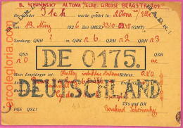 Af8365 - Deutschland GERMANY - RADIO CARD - Hamburg,Altona - 1920's - Radio