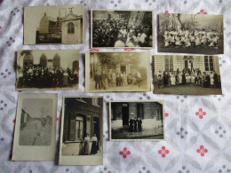 LOT DE 9 CARTES PHOTOS A IDENTIFIER - A Identifier