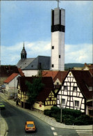 CPA Schwalbach Am Taunus Hessen, Kirche, Fachwerkhaus, Auto, Altstadt - Autres & Non Classés