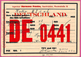 Af8565 - Deutschland GERMANY -  RADIO CARD - Saarbrucken - 1928 - Radio