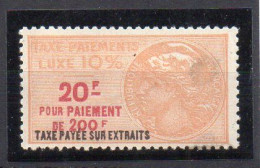 !!! FISCAL, TAXE DE LUXE N°55 NEUF * - Timbres