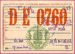 Af8673 - Deutschland GERMANY - Radio CARD - Augsburg - 1928 - Radio