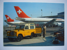 Avion / Airplane / SWISSAIR / Airbus A300 & DC-10 / Airline Issue / Carte 2 Volets - 1946-....: Era Moderna