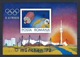 Roumanie Bloc N°99** (MNH) 1972 - J.O De Munich - Blocks & Kleinbögen