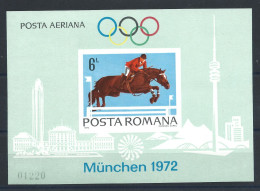 Roumanie Bloc N°95** (MNH) 1972 - J.O De Munich - Blocks & Kleinbögen