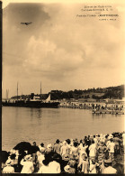 Fort De France , Martinique * Aviation * Départ Hydravion SAMPAIA CORREIA SCII * RARE Photo Circa 1890/1910 * 18x13cm - Fort De France