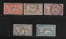 FRANCE  ( FR1 -  260 )  1900  N°  YVERT ET TELLIER  N°  119/123 - Oblitérés