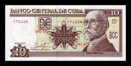 Cuba 10 Pesos Máximo Gómez 2017 Pick 117s Sc Unc - Kuba