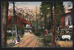 AK Georgsmarienhütte, Kinder Vor Dem Gasthaus Schützenhaus  - Jagd