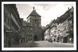 AK Rottweil, Hauptstrasse Mit Schwarzem Tor  - Rottweil