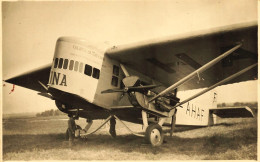 Aviation * Carte Photo André Le Bourget ( Cachet Au Dos ) * Avion AHAF Colonel Gilbert Casse * Aviateur - Autres & Non Classés