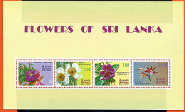 Sri - Lanka - ** Bloc 17 - Fleurs Du Sri Lanka - Sri Lanka (Ceylan) (1948-...)