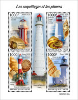 2024-03 - NIGER- SHELLS & LIGHTHOUSES          4V  MNH** - Lighthouses