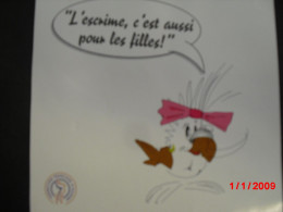 France Escrime Federation Sticker. - Scherma