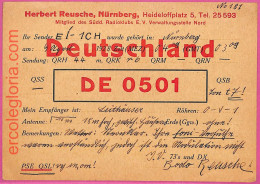 Af8713 - Deutschland GERMANY - RADIO CARD - Nurnberg - 1930's - Radio