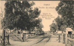 FARO - Trecho Da Estação De Caminho De Ferro  ( 2 Scans ) - Faro