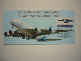 Avion / Airplane / AIRBUS A 380 / DORNIER DO-X / Size : 9,5X20cm - 1946-....: Era Moderna