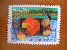 France Obl   N° 433 Cachet Rond Bleu - Oblitérés