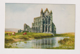 ENGLAND -  Whitby Abbey  Unused Vintage Postcard - Whitby