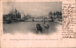 75 - PARIS EXPOSITION UNIVERSELLE 1900 / VUE PRISE DU PONT ALEXANDRE III - Exhibitions