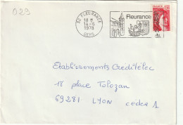 FLAMME  PERMANENTE   32  FLEURANCE          /   N°  1972 - Maschinenstempel (Werbestempel)