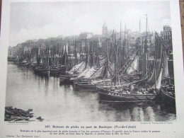 BATEAUX DE PÊCHE AU PORT DE BOULOGNE (PAS DE CALAIS) - Geografia