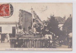 ROCHEFORT- 1912 Grand CORSO CARNAVALESQUE, Carte PHOTO, RARE. - Rochefort