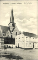 CPA Huldenberg Flämisch Brabant, Kirche, Casino - Andere & Zonder Classificatie