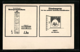 AK Deutschlands Anleihen Und Einlagen 1913  - Weltkrieg 1914-18