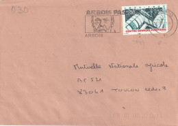 FLAMME  PERMANENTE   39  ARBOIS          /   N°  3044 - Mechanical Postmarks (Advertisement)