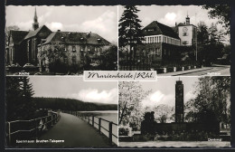 AK Marienheide, Sperrmauer Brucher-Talsperre, Denkmal, Rathaus, Kirche  - Other & Unclassified