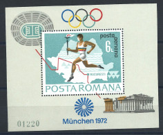 Roumanie Bloc N°94** (MNH) 1972 - J.O De Munich - Blocks & Kleinbögen