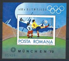 Roumanie Bloc N°98** (MNH) 1972 - J.O De Munich - Blocks & Kleinbögen