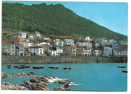 VISTA PARCIAL Y MONTE DE SANTA TECLA / PARTIAL VIEW AND SANTA TECLA MOUNT.- LA GUARDIA / PONTEVEDRA / GALICIA.- (ESPAÑA) - Pontevedra